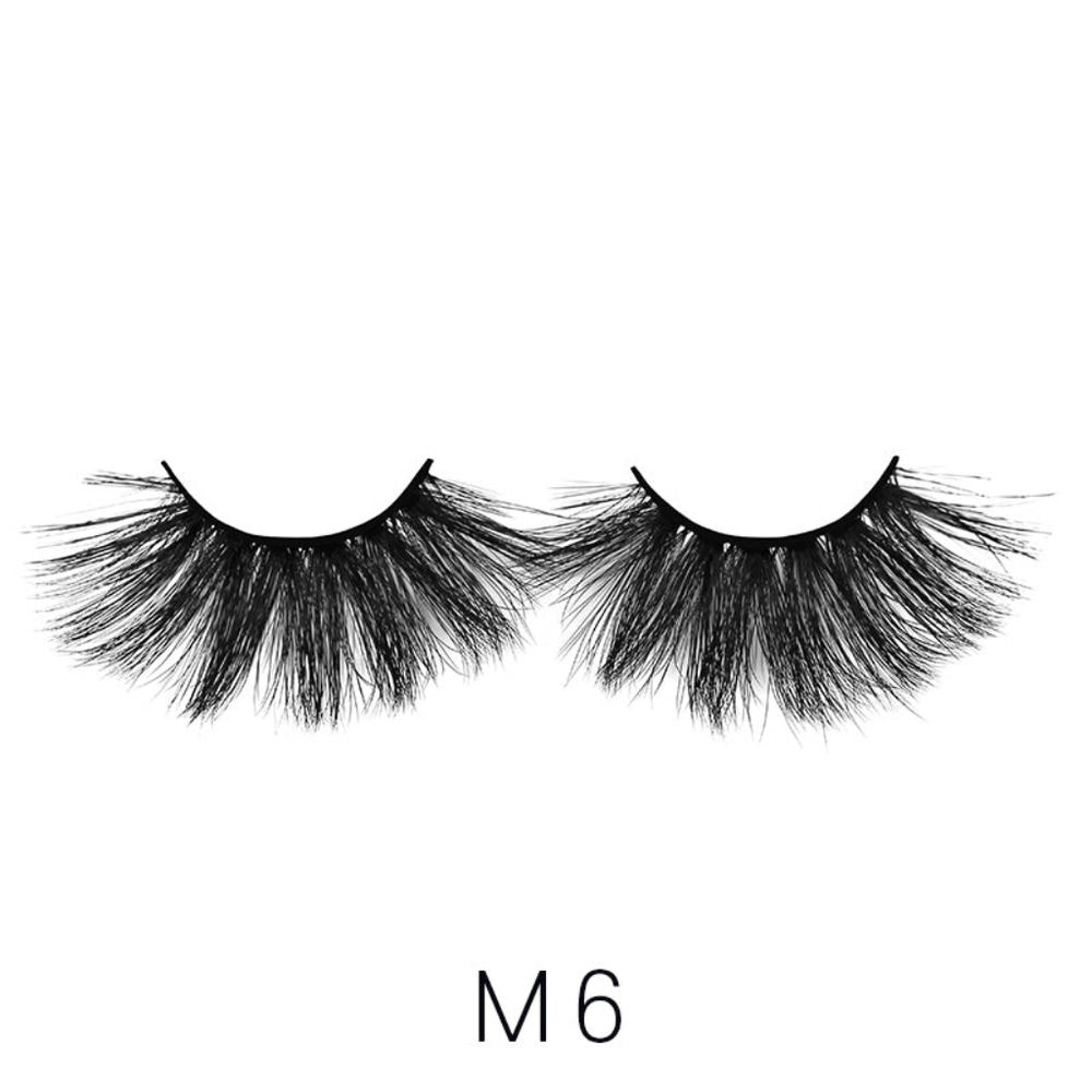 25mm Lashess M6 Laflare 3d Max Volume Silk Faux Mink Eyelashes